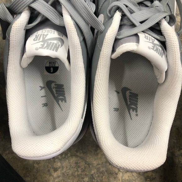 Nike Men's Air Force 1 '07 Particle Grey/White Shoes Men’s Size 9 NIB - Picture 9 of 12